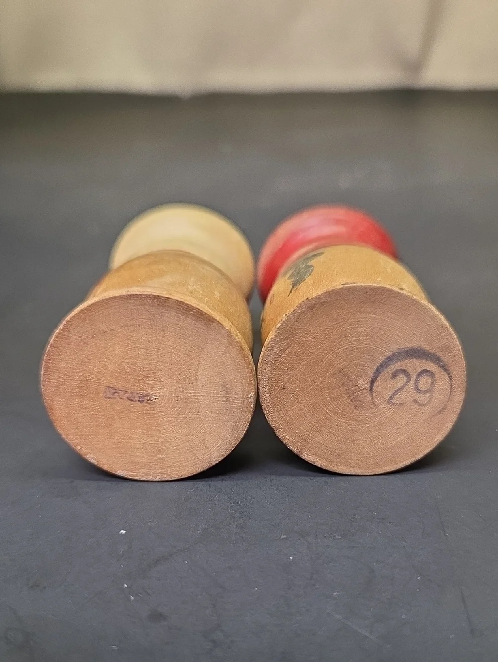 Vtg CORNWALL WOOD PRODUCTS Spindle Napkin/Letter Holder, S&P, Candle‎ Holders